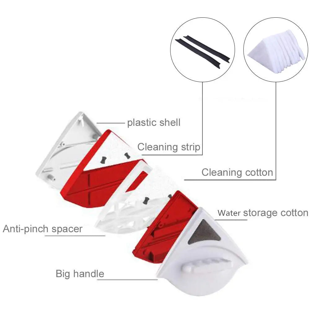 Lave-vitre magnétique double face – vue 3